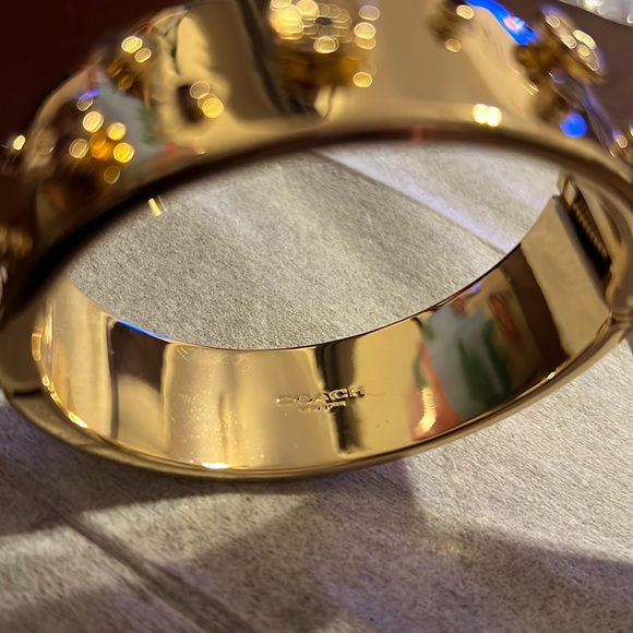 Coach Gold Embellished Bracelet - Picture 3 of 4